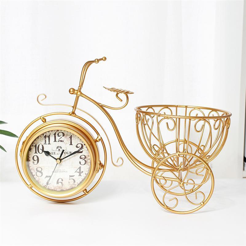 Creative Double-Sided Clock Tricycle Shape Clock Vintage Household Iron Art Mute Stylish Desktop Ornament Home Decor1
Creative Double-Sided Clock Tricycle Shape Clock Vintage Household Iron Art Mute Stylish Desktop Ornament Home Decor1
