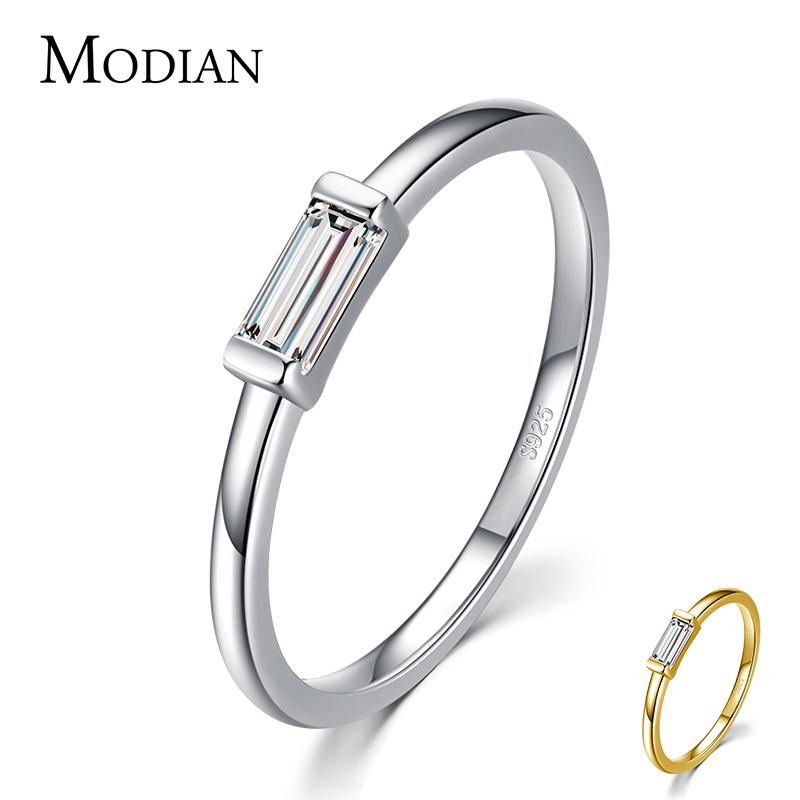 Cluster Rings Modian 925 Sterling Silver Fashion Emerald Cut Shiny Clear CZ Wedding Female For Women Simple Rectangle Ring Fine Jewelry
Cluster Rings Modian 925 Sterling Silver Fashion Emerald Cut Shiny Clear CZ Wedding Female For Women Simple Rectangle Ring Fine Jewelry