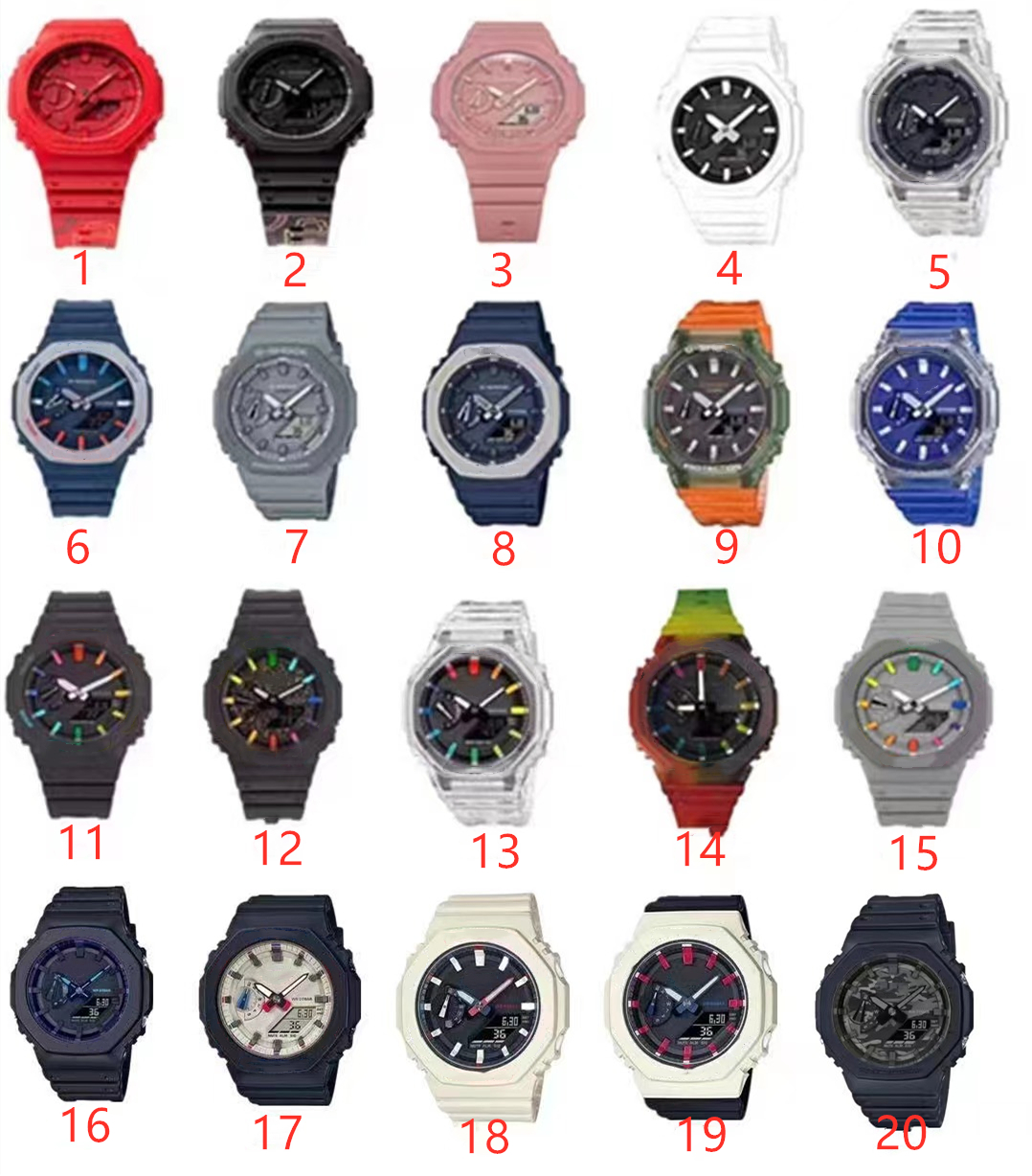 2100 Men's Quartz Digital Sports Waterproof Watch Full Function World Time LED Cold Light Dual Display PU Strap, 16
2100 Men's Quartz Digital Sports Waterproof Watch Full Function World Time LED Cold Light Dual Display PU Strap, 16