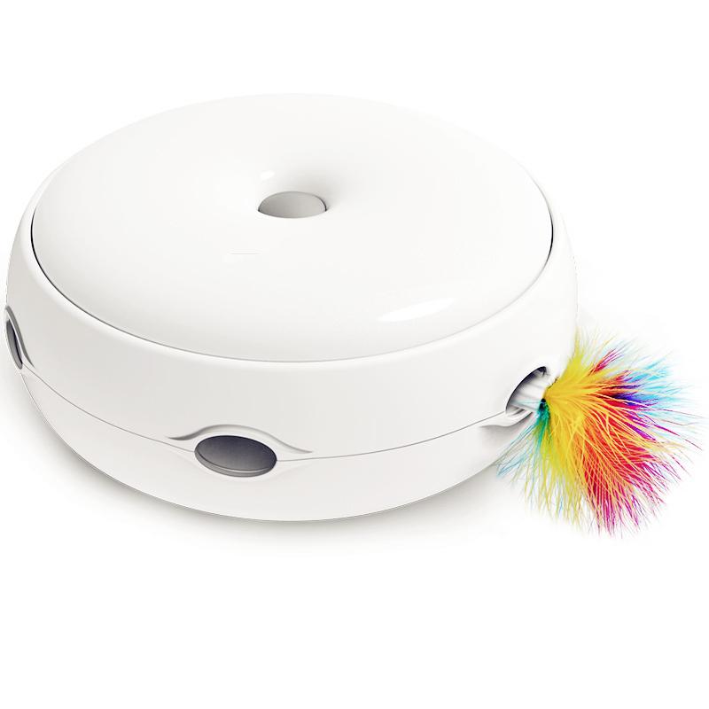 Electric Cat Toys Feather Smart Funny Cat Stick Teasing Crazy Play Disc Kittn Catching Mouse Donut Automatic Turntable Toy
Electric Cat Toys Feather Smart Funny Cat Stick Teasing Crazy Play Disc Kittn Catching Mouse Donut Automatic Turntable Toy