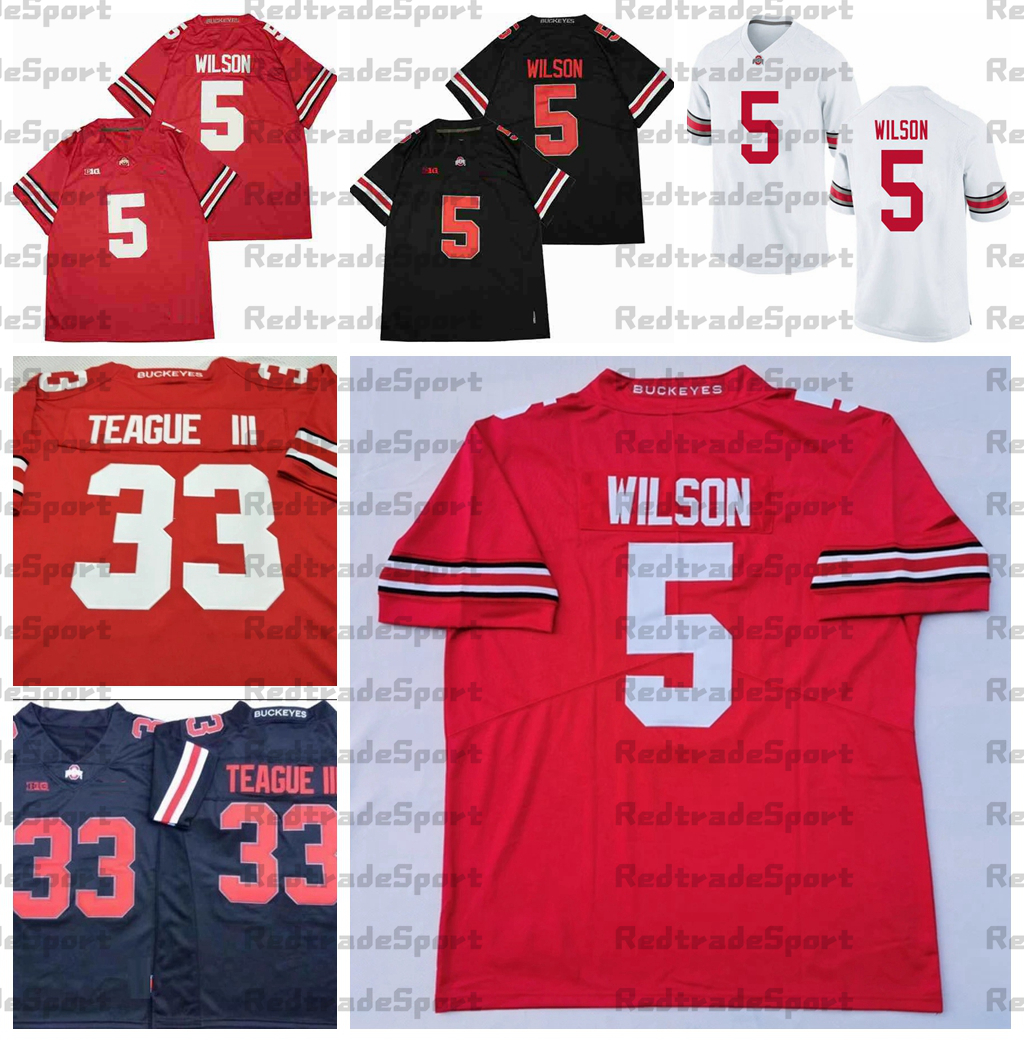 Mens 2021 NCAA Ohio State Buckeyes 5 Garret Wilson 33 Master Teague III College Football Jerseys Black Red Stitched Shirts
Mens 2021 NCAA Ohio State Buckeyes 5 Garret Wilson 33 Master Teague III College Football Jerseys Black Red Stitched Shirts