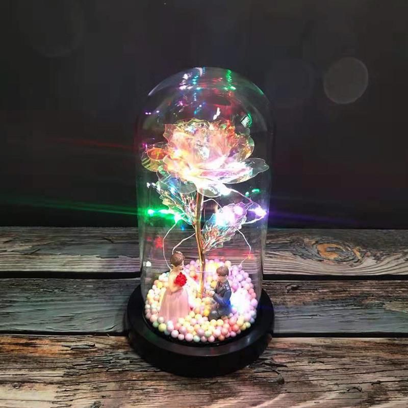 new eternal rose colorful gold foil rose flower with led light doll in glass dome romantic valentine wedding party gifts decor
new eternal rose colorful gold foil rose flower with led light doll in glass dome romantic valentine wedding party gifts decor