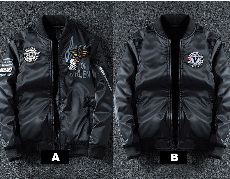 New Men's Bomber Jacket Coat Male Embroidery 7XL Slim Fat AB Wear Casual Pilot Jacket Streetwear Men Brand Clothing Outwear, Black;brown
New Men's Bomber Jacket Coat Male Embroidery 7XL Slim Fat AB Wear Casual Pilot Jacket Streetwear Men Brand Clothing Outwear, Black;brown