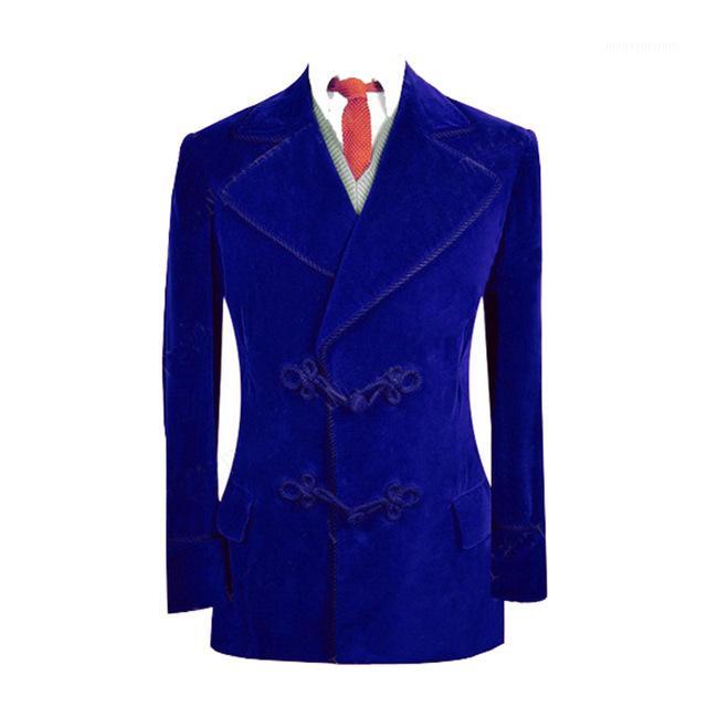 Men Smoking Suit Jacket Velvet Groom Tuxedos Slim Party Double Breasted Shawl Lapel Custom Made Vintage Button Suit Blazer1, 13
Men Smoking Suit Jacket Velvet Groom Tuxedos Slim Party Double Breasted Shawl Lapel Custom Made Vintage Button Suit Blazer1, 13