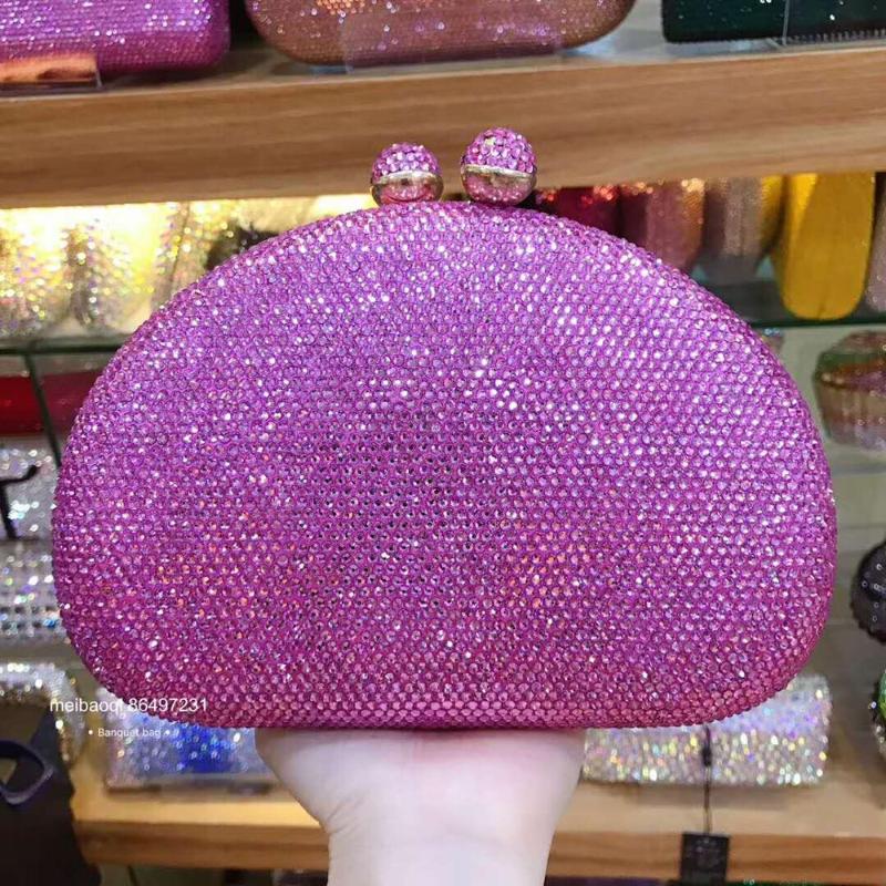 Luxury crystal purple evening bags studded diamond party sac pochette women wedding party clutch purse ladies clutches bags red, Color same picture
Luxury crystal purple evening bags studded diamond party sac pochette women wedding party clutch purse ladies clutches bags red, Color same picture
