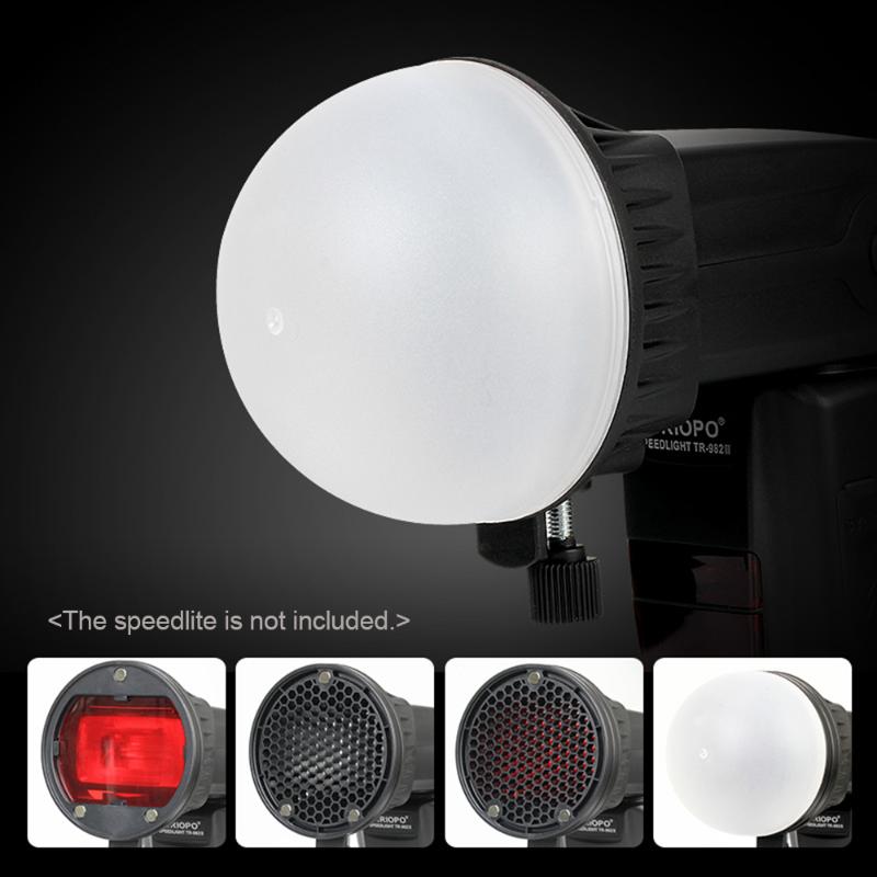 TRIOPO Speedlite Flash Light Modifier Accessories Kit with Magnetic Universal Mount Adapter + Diffuser Ball + Grid Reflector
TRIOPO Speedlite Flash Light Modifier Accessories Kit with Magnetic Universal Mount Adapter + Diffuser Ball + Grid Reflector