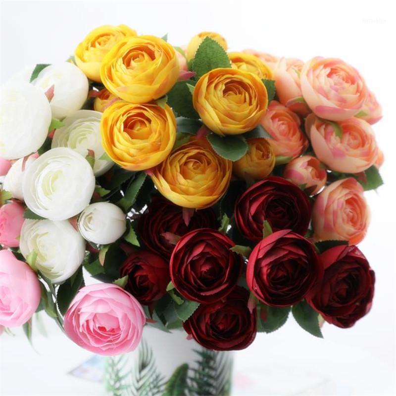 10Pcs Fake Spring Camellia (10 heads/bunch) 14.57" Length Simulation Roses for Wedding Home Decorative Artificial Flowers1, Pink
10Pcs Fake Spring Camellia (10 heads/bunch) 14.57" Length Simulation Roses for Wedding Home Decorative Artificial Flowers1, Pink