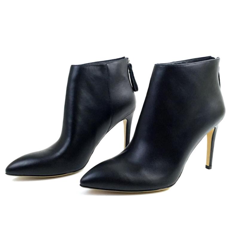 women Ankle boots Fashion PU Zip Ladies point toe Short villus lining High stiletto heel Autumn Winter Black US Size 5 to 1313
women Ankle boots Fashion PU Zip Ladies point toe Short villus lining High stiletto heel Autumn Winter Black US Size 5 to 1313