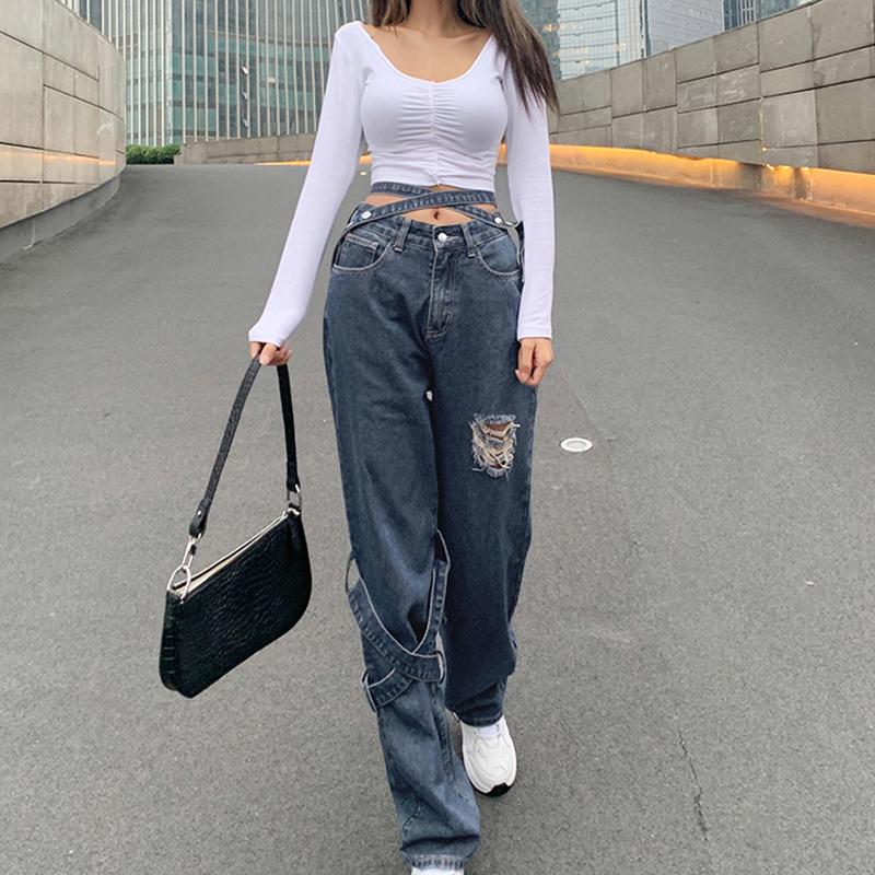 Autumn Winter New Woman Jeans Mid Waisted Wide Leg Pants Straight Denim Jeans Casual Baggy Trousers Streetwear Pants, Blue
Autumn Winter New Woman Jeans Mid Waisted Wide Leg Pants Straight Denim Jeans Casual Baggy Trousers Streetwear Pants, Blue