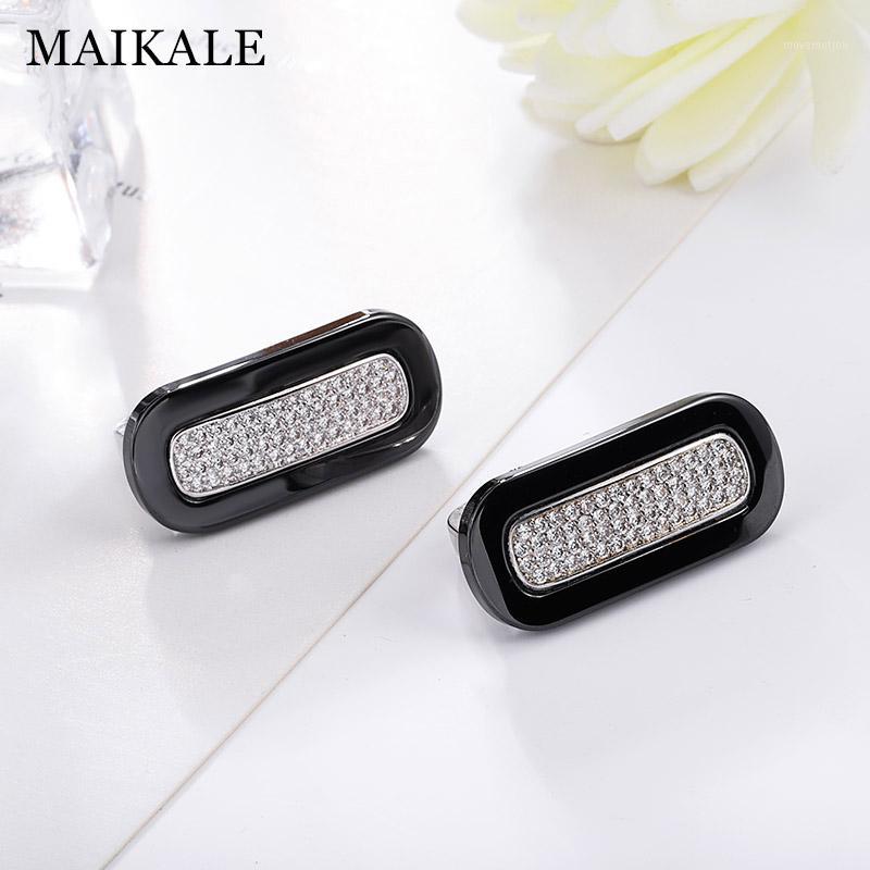 MAIKALE Trendy Square Ceramic Stud Earrings Copper Plated Gold Cubic Zirconia Big Earrings For Women Send Friend Gift1
MAIKALE Trendy Square Ceramic Stud Earrings Copper Plated Gold Cubic Zirconia Big Earrings For Women Send Friend Gift1