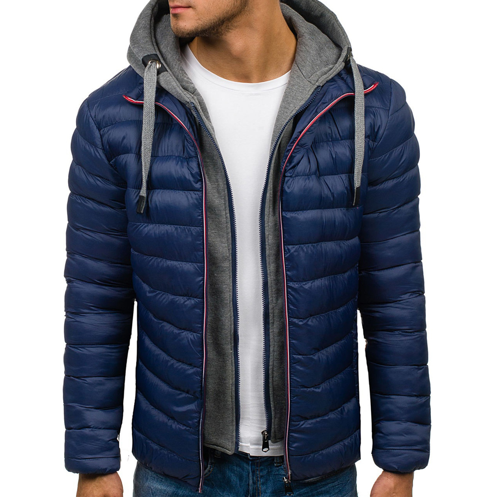 Jackets For Men Winter Parka Coat Casual Street Fashion Warm Hooded Coat Cotton Padded Puffer Jacket Outwear Jacket Men Fashion 201214