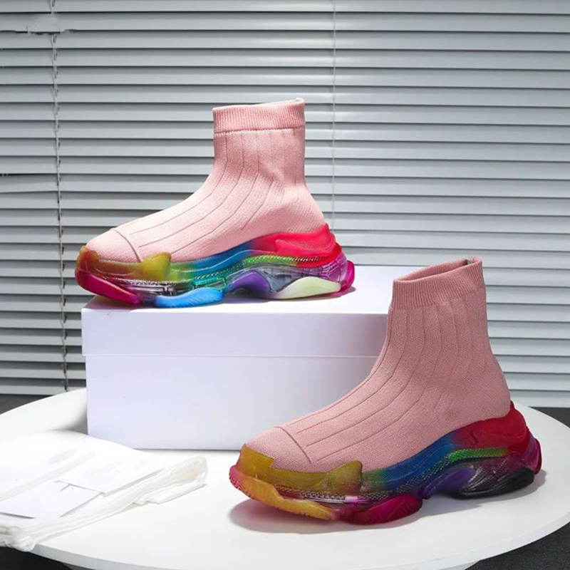 2022 Women Boots Men Sock Boots Dad Shoes Fashion Platform Shoes Rainbow Comfortable Round Toe Slip on Mixed Color Luxury Scarpes fhdrddf, Black
2022 Women Boots Men Sock Boots Dad Shoes Fashion Platform Shoes Rainbow Comfortable Round Toe Slip on Mixed Color Luxury Scarpes fhdrddf, Black