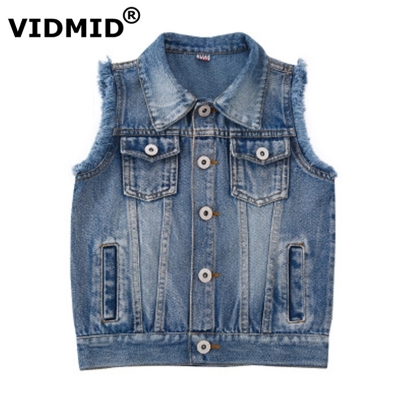 VIDMID Children boys girls autumn cotton Vests kids Denim Vests Baby Boys sleeveless vests Children girl casual Clothing 7120 01 201106, As photo
VIDMID Children boys girls autumn cotton Vests kids Denim Vests Baby Boys sleeveless vests Children girl casual Clothing 7120 01 201106, As photo