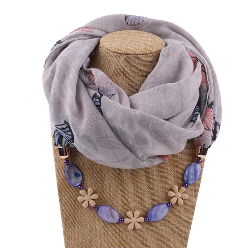 Floral Scarves Women Pendant Necklace Scarves Boho Beach Shawl Elegant Wrap Soft Necklace Scarf Jewelry Wrap Foulard Female A40
Floral Scarves Women Pendant Necklace Scarves Boho Beach Shawl Elegant Wrap Soft Necklace Scarf Jewelry Wrap Foulard Female A40
