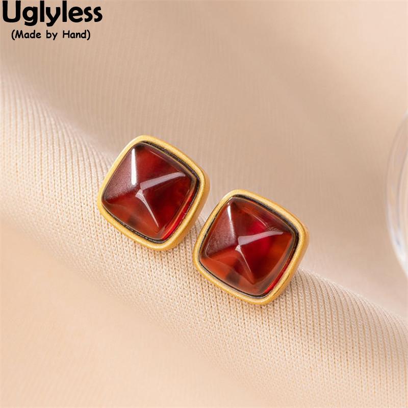 Stud Uglyless Faceted Spiral Garnet Studs Earrings For Women 9MM MINI Square Earring 100% Real 925 Silver Fashion Daily Dress Jewelry
Stud Uglyless Faceted Spiral Garnet Studs Earrings For Women 9MM MINI Square Earring 100% Real 925 Silver Fashion Daily Dress Jewelry
