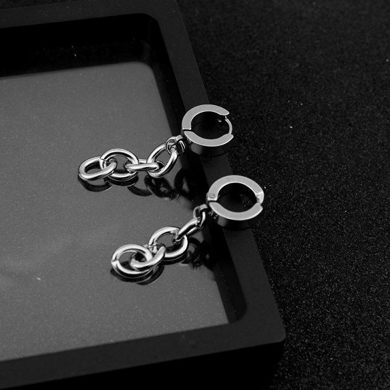 Fashion stainless steel Chain Stud Earrings Bangtan Boys Earring For Women Men KPOP Korean jewelry Accessories
Fashion stainless steel Chain Stud Earrings Bangtan Boys Earring For Women Men KPOP Korean jewelry Accessories