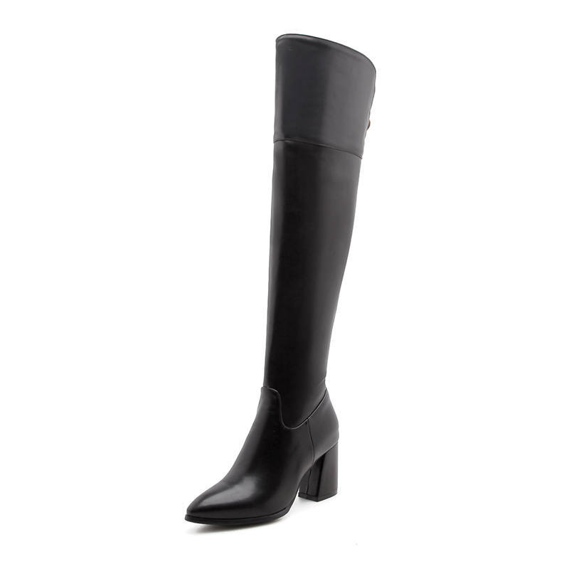Hot Sale 2020 big size 33-47 over the knee boots women pu pointed toe autumn winter fashion boots sexy high heels shoes female, Black
Hot Sale 2020 big size 33-47 over the knee boots women pu pointed toe autumn winter fashion boots sexy high heels shoes female, Black