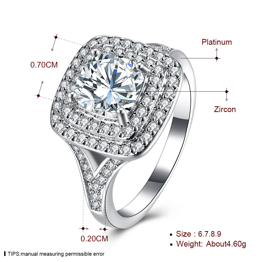 New Fashion White Gold Color Clear Zircon Rings For Women Girls Gifts Female Engagement Wedding CZ Crystal Ring Fashion hearts and arrows co
New Fashion White Gold Color Clear Zircon Rings For Women Girls Gifts Female Engagement Wedding CZ Crystal Ring Fashion hearts and arrows co