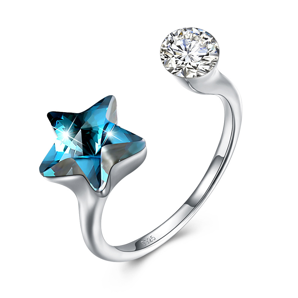 Lycani uses Swarovski elements crystal bracelets European and American style sterling silver 925 star-shaped opening accessories Engagement
Lycani uses Swarovski elements crystal bracelets European and American style sterling silver 925 star-shaped opening accessories Engagement