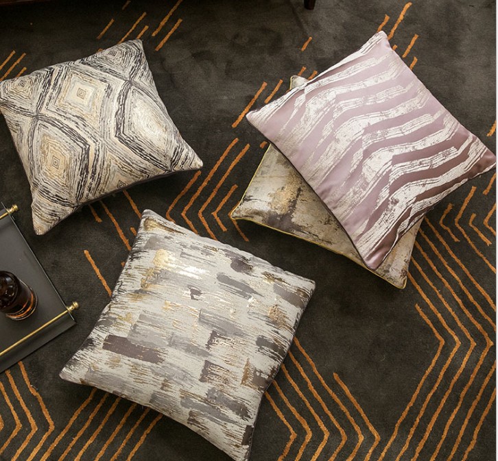 Simple geometric pattern pillow case High precision jacquard cushion cover holding pillow case office pillow back, 45*45cm
Simple geometric pattern pillow case High precision jacquard cushion cover holding pillow case office pillow back, 45*45cm
