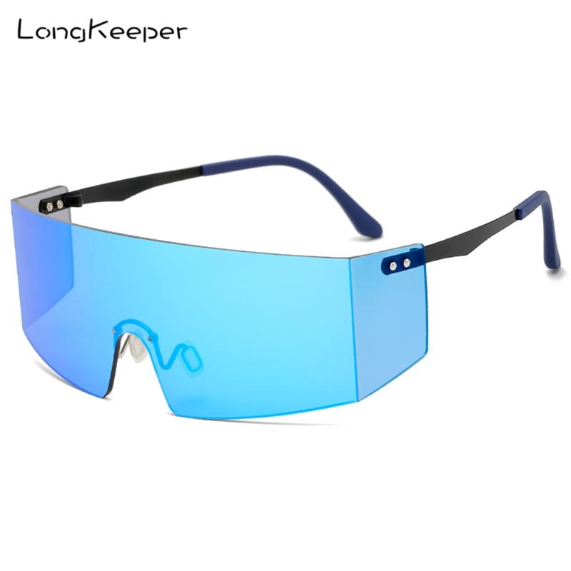 Sunglasses Oversized Men Women 2021 Design Big Flat Top Glasses Retro Mirror Frameless Goggle UV400 Oculos
Sunglasses Oversized Men Women 2021 Design Big Flat Top Glasses Retro Mirror Frameless Goggle UV400 Oculos
