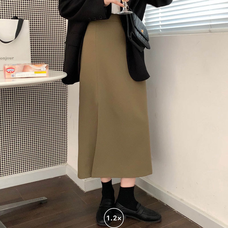2021 New Autumn Spring Formal High-waist Women Office Lady Mid-calf Length Straight Elegant Skirt Femme 6q67, Deep drill
2021 New Autumn Spring Formal High-waist Women Office Lady Mid-calf Length Straight Elegant Skirt Femme 6q67, Deep drill