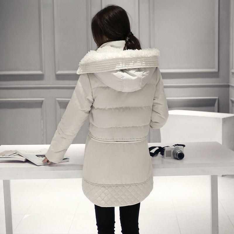 Fitaylor Winter Women Jackets Cotton Padded Hooded Coat Medium Long Plus Size Parkas Female Outwear Warm Jacket Wool Clothing 201027