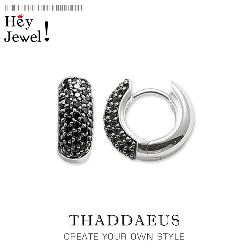 Hoop & Huggie Black Creole Hinged Earrings ,Europe Vintage Fashion Good Jewerly For Women Men,2021 Winter Gift In 925 Sterling Silver 
Hoop & Huggie Black Creole Hinged Earrings ,Europe Vintage Fashion Good Jewerly For Women Men,2021 Winter Gift In 925 Sterling Silver