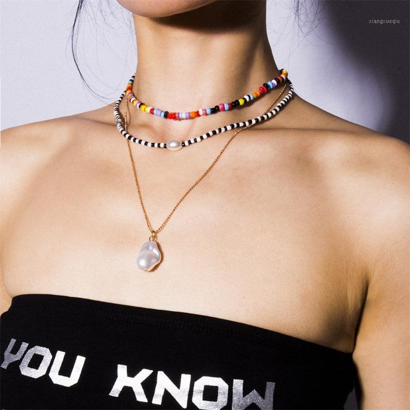 Chokers OTOKY Necklace Alloy Chain Chains For Jewelry Multi Layer Profiled Pearl Rice Beads Collar Gold, Golden;silver
Chokers OTOKY Necklace Alloy Chain Chains For Jewelry Multi Layer Profiled Pearl Rice Beads Collar Gold, Golden;silver