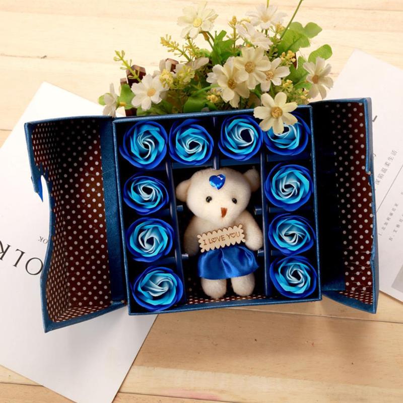 Bear Doll Scented Petal Bath with Luxury Box Love Gift Festivals Decor Rose Soap Cute 4 Color Cleaning Valentine'S Day
Bear Doll Scented Petal Bath with Luxury Box Love Gift Festivals Decor Rose Soap Cute 4 Color Cleaning Valentine'S Day