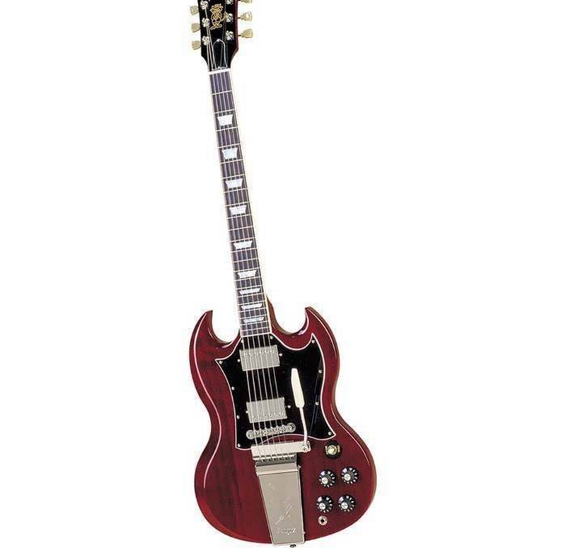 Promotion! Angus Young Wine Cherry Red SG Electric Guitar Engraved Lyre Long Vibrola Maestro tremolo, Pearl trapezoid inlay, Tuilp Tuners
Promotion! Angus Young Wine Cherry Red SG Electric Guitar Engraved Lyre Long Vibrola Maestro tremolo, Pearl trapezoid inlay, Tuilp Tuners