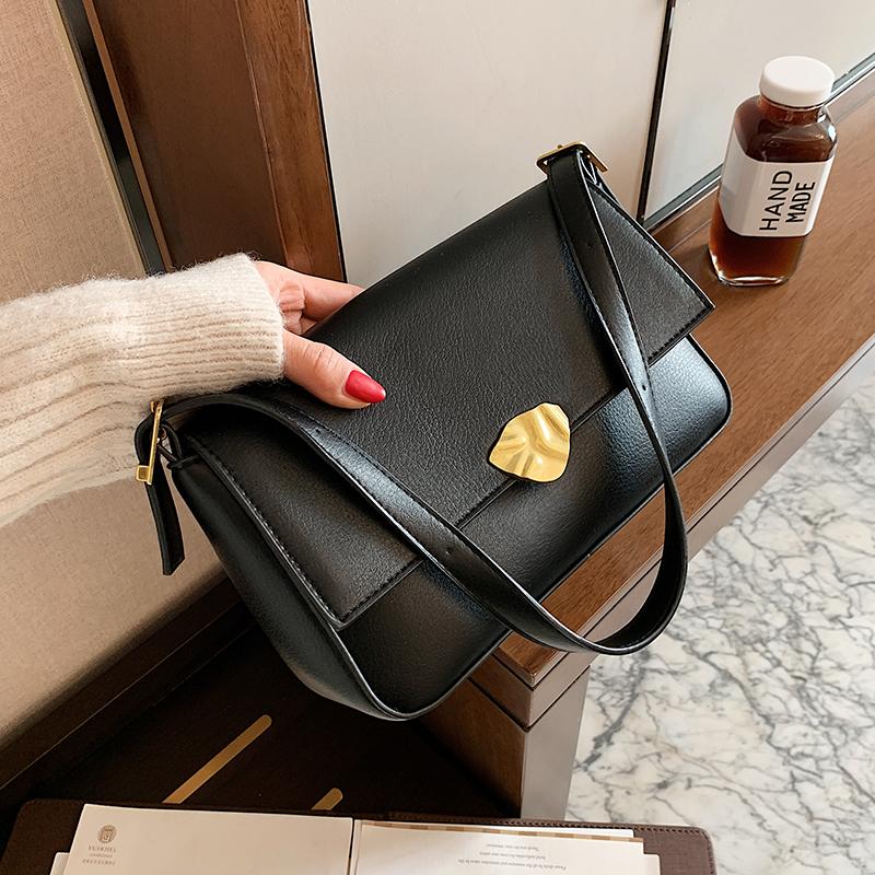 High-end Handbags 2021 Popular New Fashion Messenger Bag Western Style Shoulder Square Bag Underarm Dual-use Width: 25cm, Black
High-end Handbags 2021 Popular New Fashion Messenger Bag Western Style Shoulder Square Bag Underarm Dual-use Width: 25cm, Black