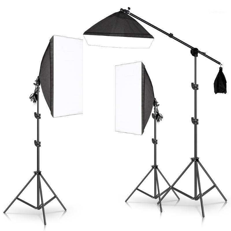 Professional Photography Photo Studio Softbox With E27 Socket Light Lighting Kit With 3Pcs Soft Box,LED Blub,Tripod Stand1
Professional Photography Photo Studio Softbox With E27 Socket Light Lighting Kit With 3Pcs Soft Box,LED Blub,Tripod Stand1