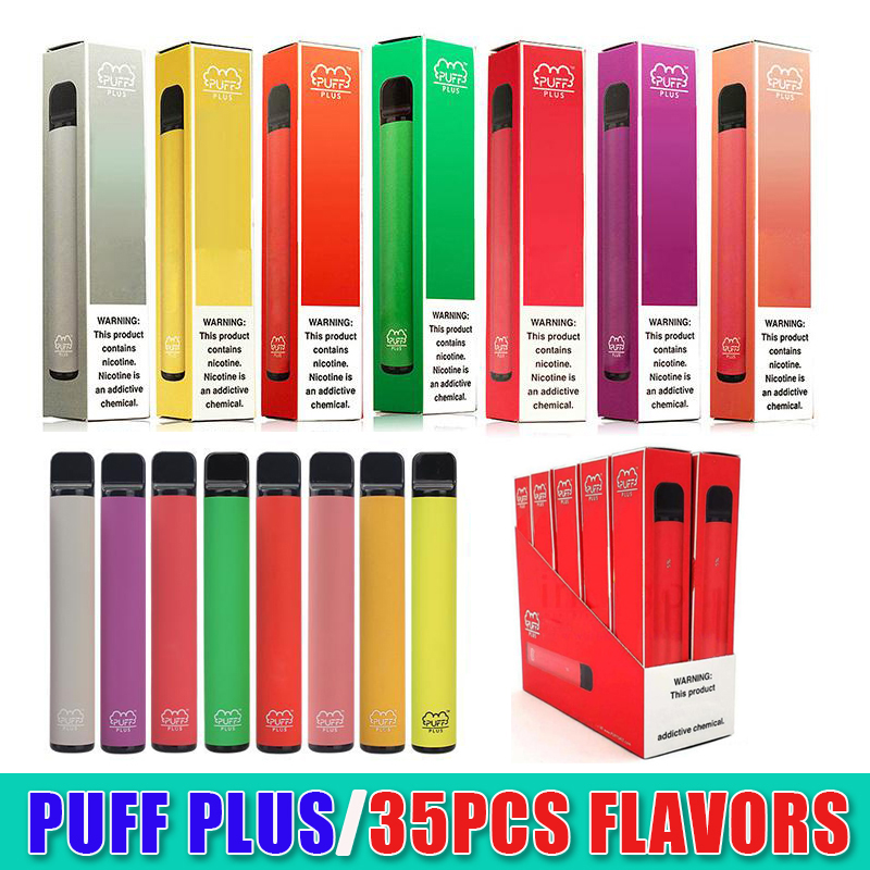 Puff Bar Plus Disposable Vapes Device 35 FLavors Pod Kit 800 Puff Plus 3.2ml Cartridges Vape Empty Pen Vape Cart Packaging E Cigarette
Puff Bar Plus Disposable Vapes Device 35 FLavors Pod Kit 800 Puff Plus 3.2ml Cartridges Vape Empty Pen Vape Cart Packaging E Cigarette