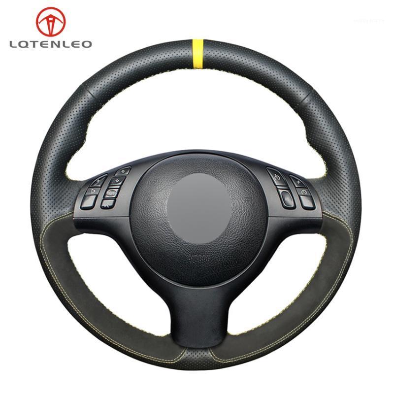 Steering Wheel Covers LQTENLEO Car Cover Black Genuine Leather Suede For M Sport E46 330i 330Ci E39 540i 525i 530i M3 M5 2000-2006
Steering Wheel Covers LQTENLEO Car Cover Black Genuine Leather Suede For M Sport E46 330i 330Ci E39 540i 525i 530i M3 M5 2000-2006