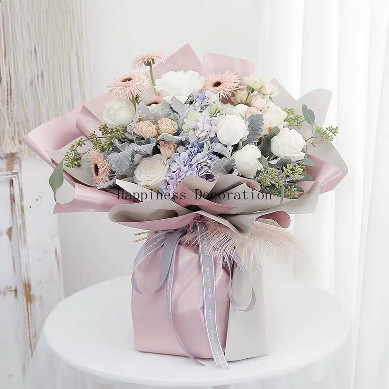 Double Sided Rose Gold Birthday Party Flower Gift Packaging Paper Waterproof Bouquet Wrapping Material Wholesale 20 Sheets/Pack
Double Sided Rose Gold Birthday Party Flower Gift Packaging Paper Waterproof Bouquet Wrapping Material Wholesale 20 Sheets/Pack