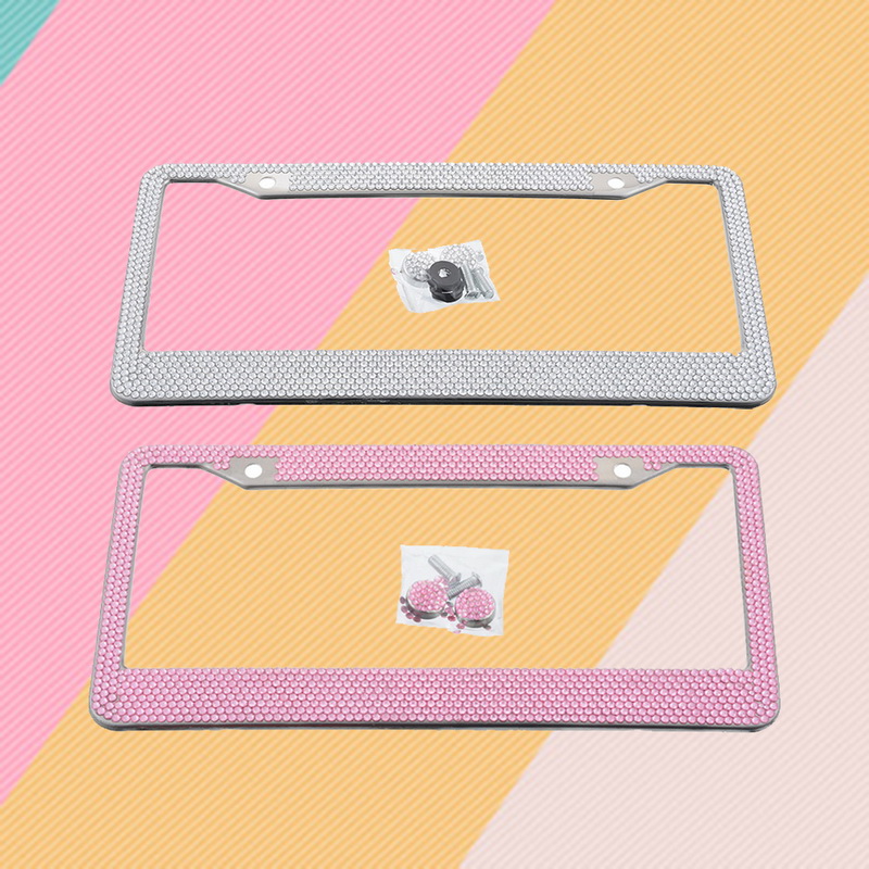 License Plate Frame License Tag Cover Holder Stainless Steel Auto Car Styling Glitter Crystal Rhinestone Truck Vehicle 131mmx162mm car dvr
License Plate Frame License Tag Cover Holder Stainless Steel Auto Car Styling Glitter Crystal Rhinestone Truck Vehicle 131mmx162mm car dvr