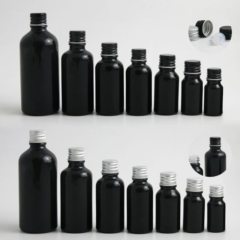 1oz 10ml 20ml 30ml 50ml 100ml Small Empty black Boston Round Glass Essential oil e Liquid Bottle with Aluminum Black Silver Cap
1oz 10ml 20ml 30ml 50ml 100ml Small Empty black Boston Round Glass Essential oil e Liquid Bottle with Aluminum Black Silver Cap