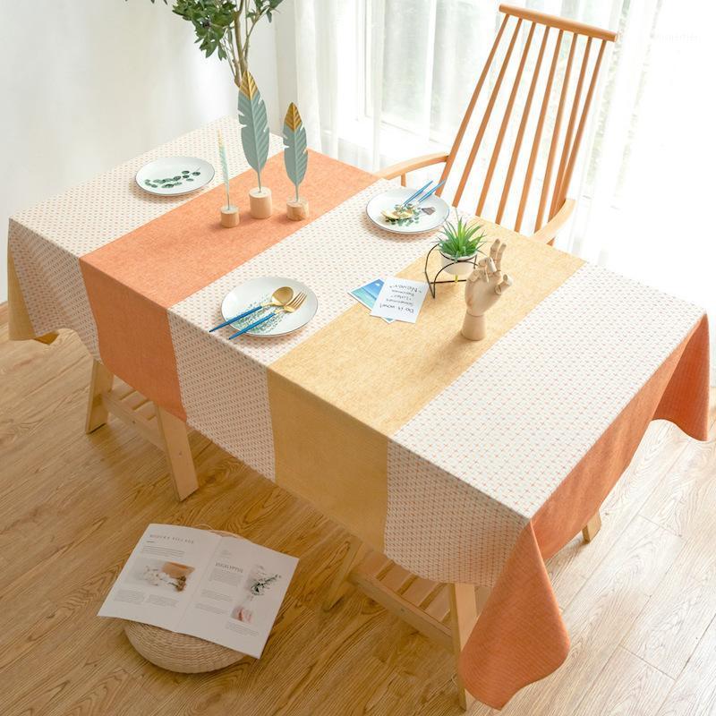DUNXDECO Tablecloth Cotton Table Cover Fabric Modern Simle Fresh White Orange Yelow Romantic Color Home Party Decorating Textile1, As pic
DUNXDECO Tablecloth Cotton Table Cover Fabric Modern Simle Fresh White Orange Yelow Romantic Color Home Party Decorating Textile1, As pic