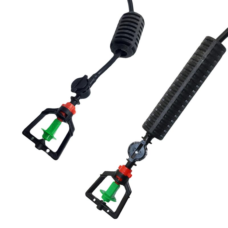 1 Set Of Hanging Greenhouse Sprinkler Irrigation Barb Connector Having A Weight 360 Degree Rotation And Anti-drip Device, Black 
1 Set Of Hanging Greenhouse Sprinkler Irrigation Barb Connector Having A Weight 360 Degree Rotation And Anti-drip Device, Black