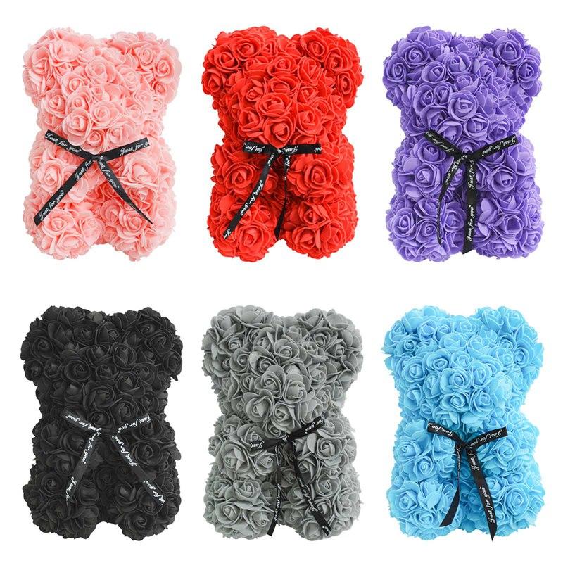 Artificial Flowers Rose Foam Bear Rose Teddy Bear Best Gift For Girlfriend Valentine's Day Birthday Party Handmade Gift Pack
Artificial Flowers Rose Foam Bear Rose Teddy Bear Best Gift For Girlfriend Valentine's Day Birthday Party Handmade Gift Pack