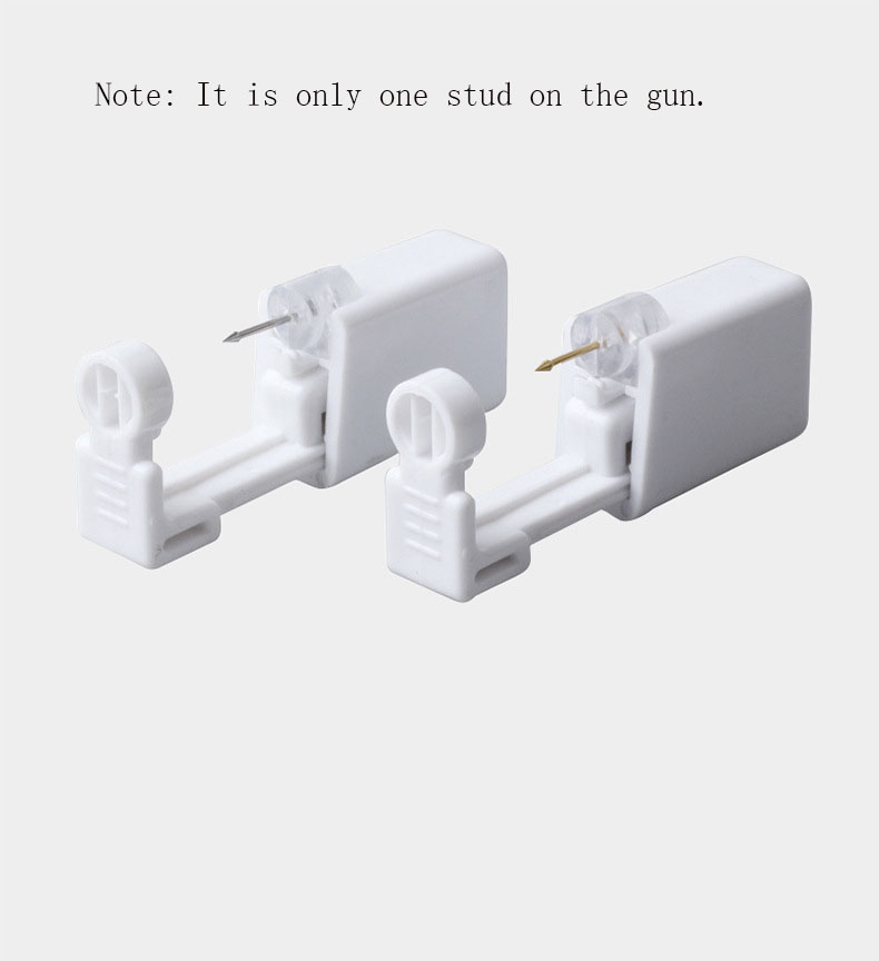 Disposable Safe Sterile Piercing Unit For Gem Nose Studs Piercing Gun Piercer Tool Machine Kit Earring Nose Stud Body Jewelry
