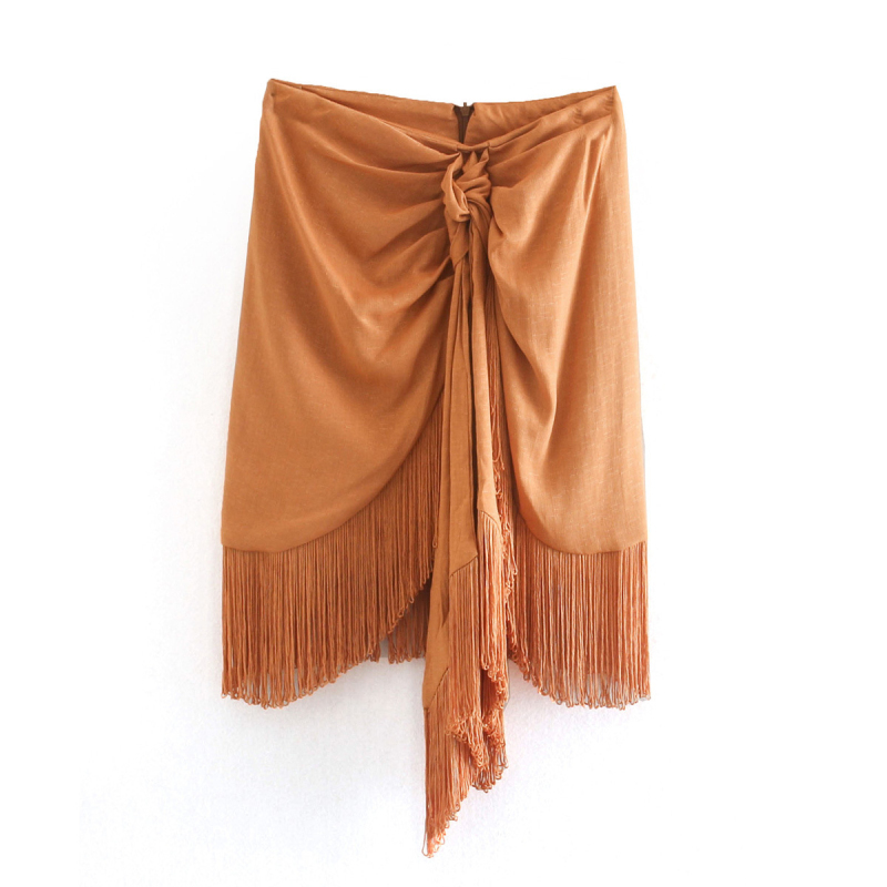 Puwd vintage mulher borla retalhos de cintura alta 2020 moda senhoras outono marrom drapeado saias femininas sexy mini saia, Brown
Puwd vintage mulher borla retalhos de cintura alta 2020 moda senhoras outono marrom drapeado saias femininas sexy mini saia, Brown