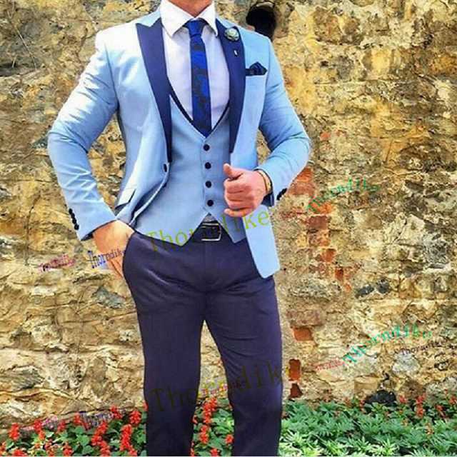 Thorndike 2020 Custom Made Peaked Lapel Suit Mens Slim Fit Business Wedding Suits Male Party Suit Groom Prom Tuxedos 3 Piece Set
Thorndike 2020 Custom Made Peaked Lapel Suit Mens Slim Fit Business Wedding Suits Male Party Suit Groom Prom Tuxedos 3 Piece Set
