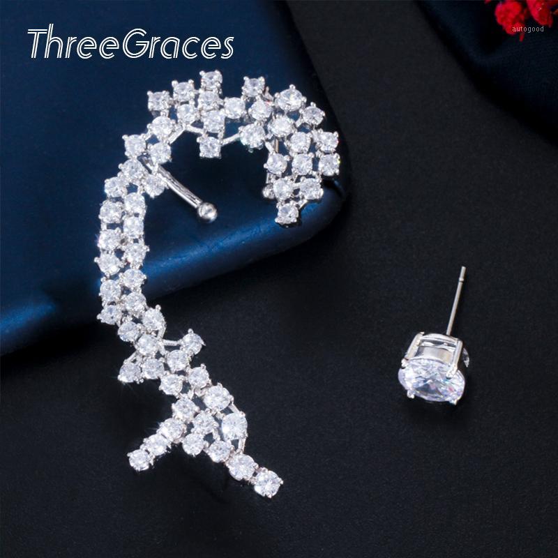 Stud ThreeGraces Sparkling Clear Cubic Zircon Trendy Big Long Unique Ear Cuff Clamp Earrings Wedding Party Female Jewelry ER4541
Stud ThreeGraces Sparkling Clear Cubic Zircon Trendy Big Long Unique Ear Cuff Clamp Earrings Wedding Party Female Jewelry ER4541