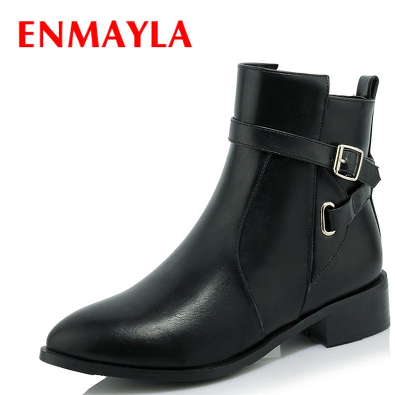 ENMAYLA Classic Black Shoes Woman Buckle Strap Autumn Winter Boots Pointed Toe Low Heels Platform Shoes Ankle Boots for Women, Black flock with fur
ENMAYLA Classic Black Shoes Woman Buckle Strap Autumn Winter Boots Pointed Toe Low Heels Platform Shoes Ankle Boots for Women, Black flock with fur