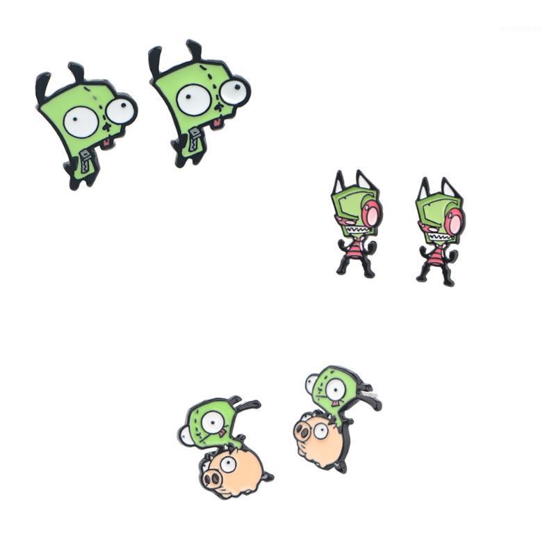 FANTASY UNIVERSE Movie Invasion of the Saucer Men Stud Earrings Cartoon Metal High quality Classic Cute Spacehog Ear studs1
FANTASY UNIVERSE Movie Invasion of the Saucer Men Stud Earrings Cartoon Metal High quality Classic Cute Spacehog Ear studs1