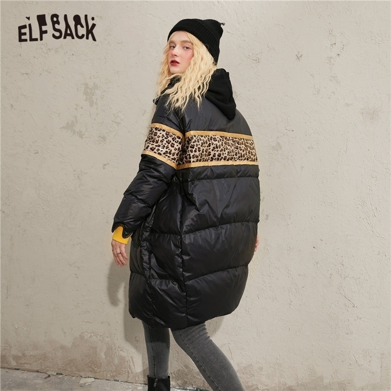 ELFSACK Leopard Patchwork Oversize Casual Hooded White Duck Down Coat Women Winter ELF Ladies Daily Warm Outwear 201128, Black8
ELFSACK Leopard Patchwork Oversize Casual Hooded White Duck Down Coat Women Winter ELF Ladies Daily Warm Outwear 201128, Black8