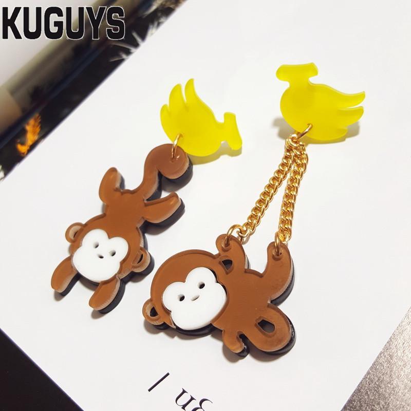 Dangle & Chandelier KUGUYS Fashion Summer Jewelry Oorbellen Acrylic Animal Tassel Earrings For Women Pendientes Trendy Monkey Drop Earring B
Dangle & Chandelier KUGUYS Fashion Summer Jewelry Oorbellen Acrylic Animal Tassel Earrings For Women Pendientes Trendy Monkey Drop Earring B