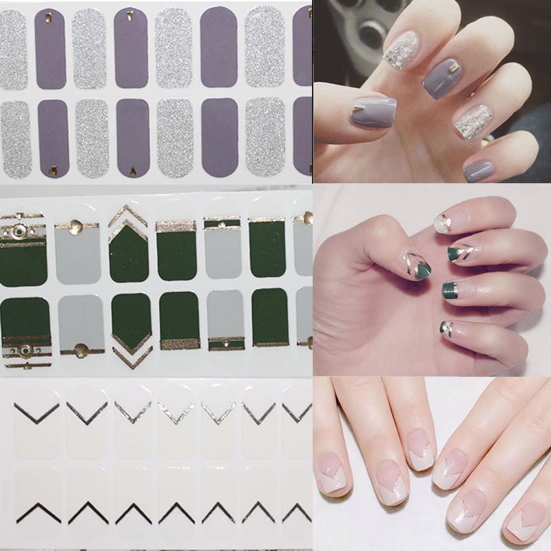 22tips/sheet Minimalist Design Nail Sticker Adhesive Full Cover Wraps 3D Nail Sticker Decoration Art DIY Decals Drop Ship, Une017
22tips/sheet Minimalist Design Nail Sticker Adhesive Full Cover Wraps 3D Nail Sticker Decoration Art DIY Decals Drop Ship, Une017